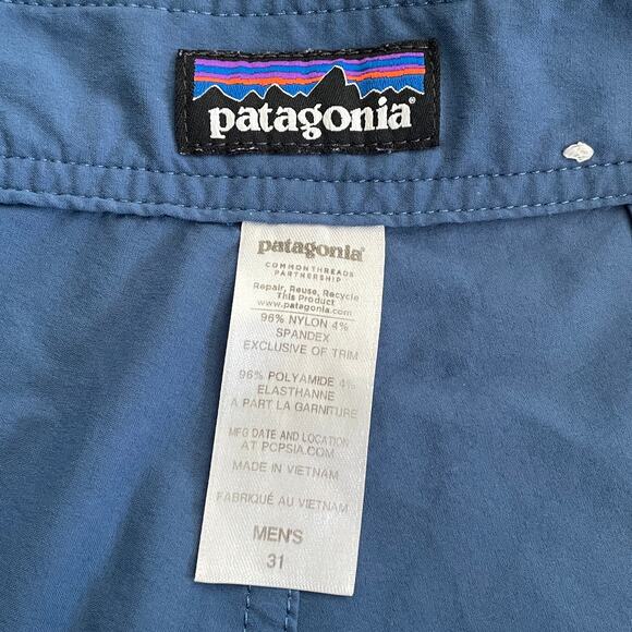 Patagonia Men’s Stretch Wavefarer Board Shorts 21" in Blue - Size: 31 - Picture 3 of 5